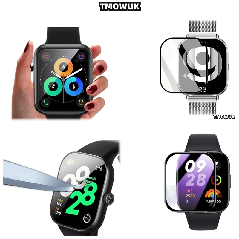 Для Xiaomi Redmi Watch 2 3 4 5 MOVE Lite активная защита от царапин полноэкранная 3D изогнутая мягкая защитная пленка из ПММА