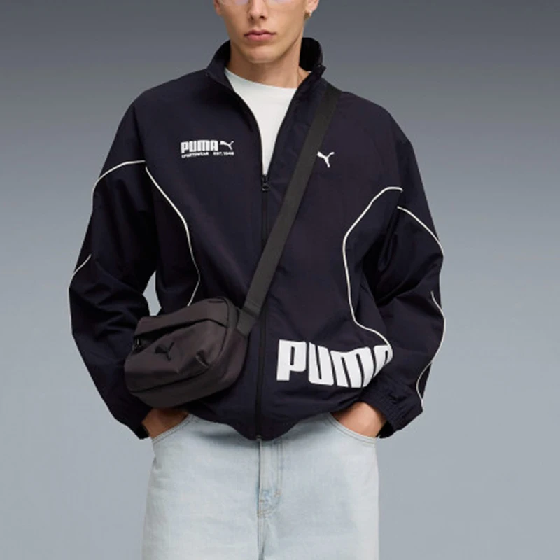 Puma genuine men's jacket with loose zipper splicing and printed casual jacket jacket 694202-16