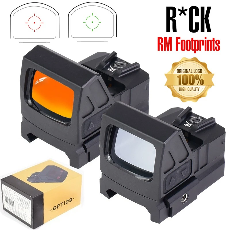 

Тактический 100% оригинальный прицел Gi***n Optics R*CK с красной/зеленой точкой, функцией Shake Awake, без параллакса, голографический прицел для винтовки/пистолета