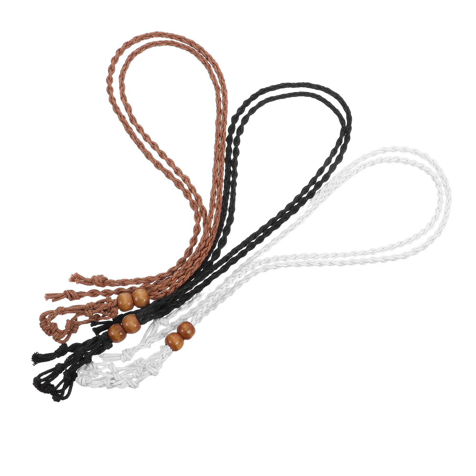 3Pcs Adjustable Cord Crystal Necklace Core Macrame Pouch Adjustable Empty Stone Holder Necklace Cage Pendant Cord for Jewelry view 6