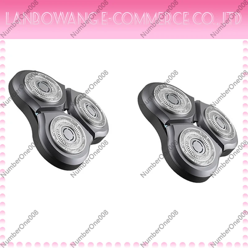 2Pack Replacement Shaver Head Compatible for Mijia S500 S500C S300, Electric Razor Blade Dry Wet for Men