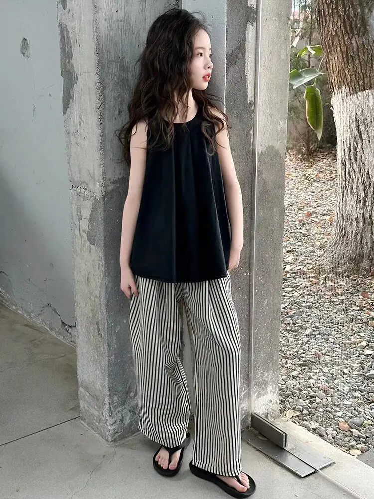 Girls Lounge Wear 2 Piece Summer Set Soft Cotton Shorts and Tee Home Clothes