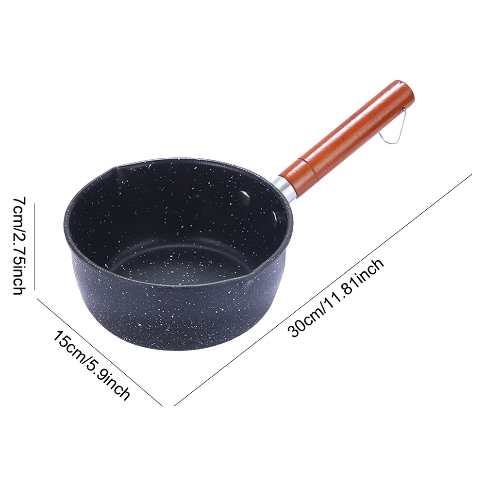 Poêle à Lait en Fonte avec Bec Verseur, Antiarina, à Huile Chaude, Fondoir, Casserole de Cuisson, po