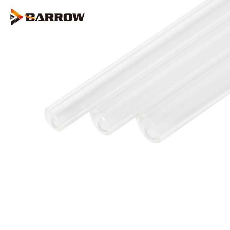 BARROW Clear Acrylic Water Cooling Hard Tube OD12MM,OD14MM,OD16MM, 500MM Length,YK16-12,YK14-10,YK12-8