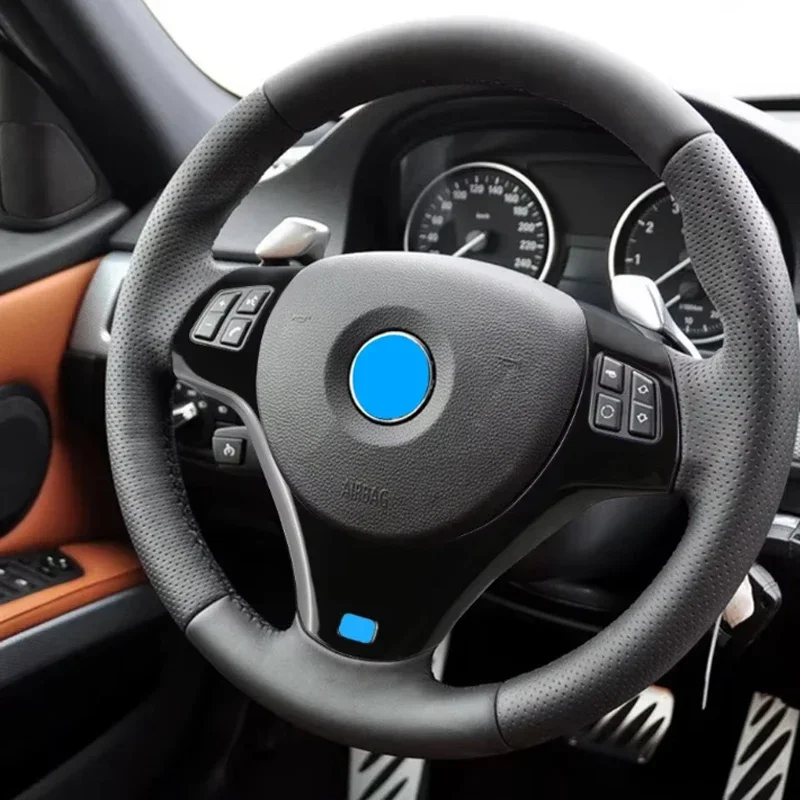 핸들 패널 장식 커버 스티커 액세서리, BMW 1 3 시리즈 E90 E92 E93 2005-2012 X1 E84 E82 E87