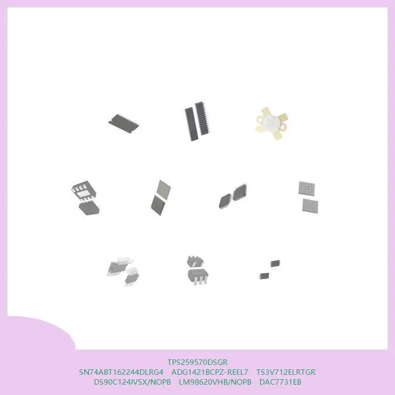 

TPS259570DSGR SN74ABT162244DLRG4 ADG1421BCPZ-REEL7 TS3V712ELRTGR DS90C124IVSX/NOPB LM98620VHB/NOPB DAC7731EB
