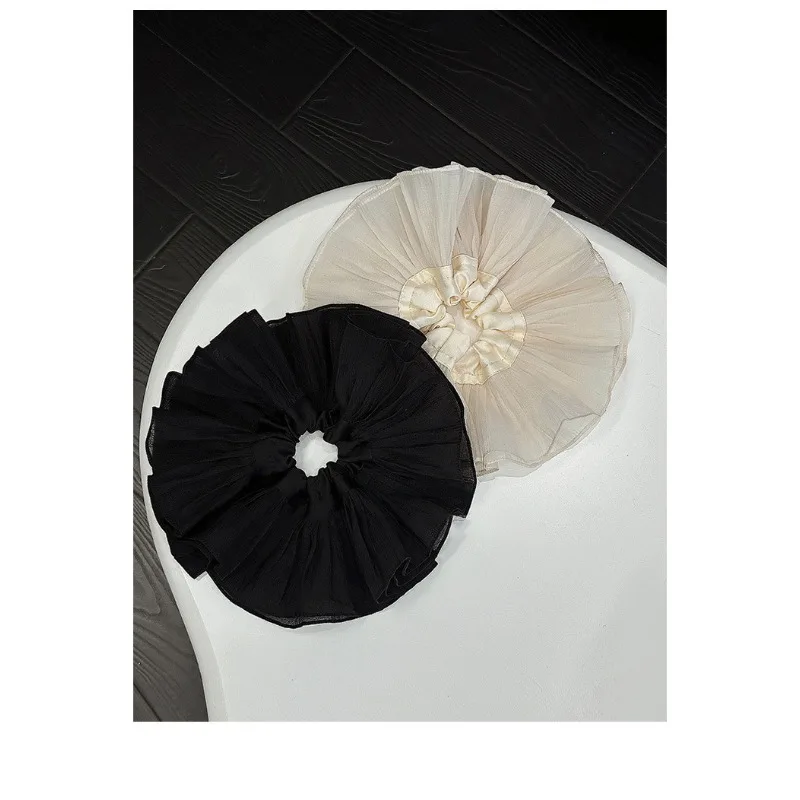 

large intestine hair band Versatile double-layer headband, hair rope, head flower premium hair accessories, headgear trendy