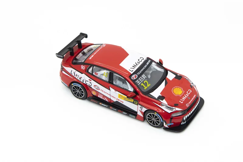 XCarToys 1:64 Teamwork Lynk & Co Racing No.12-TCR China 2023 / No.9-TCR Asia 2022 Diecast Model Car