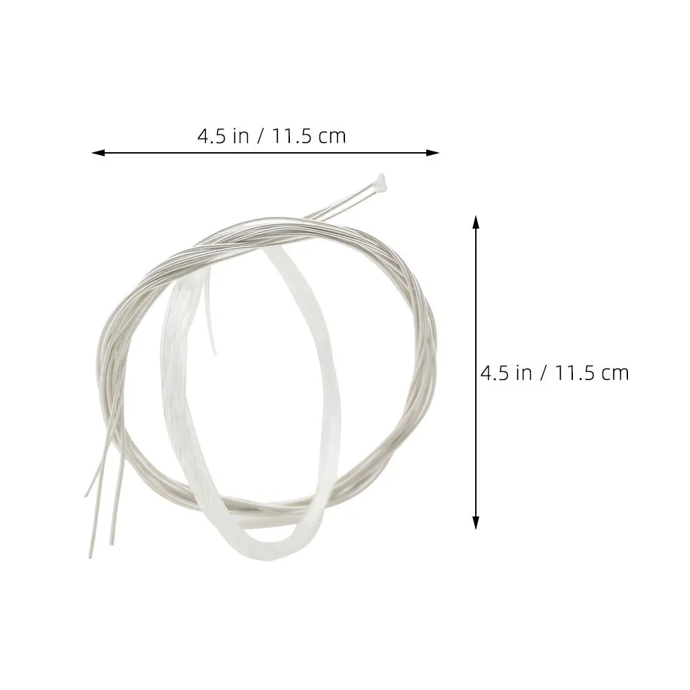 2 set 2 set corde in nylon kit di sostituzione corde per chitarra acustica classica facile installazione durevole per musica folk di lunga durata