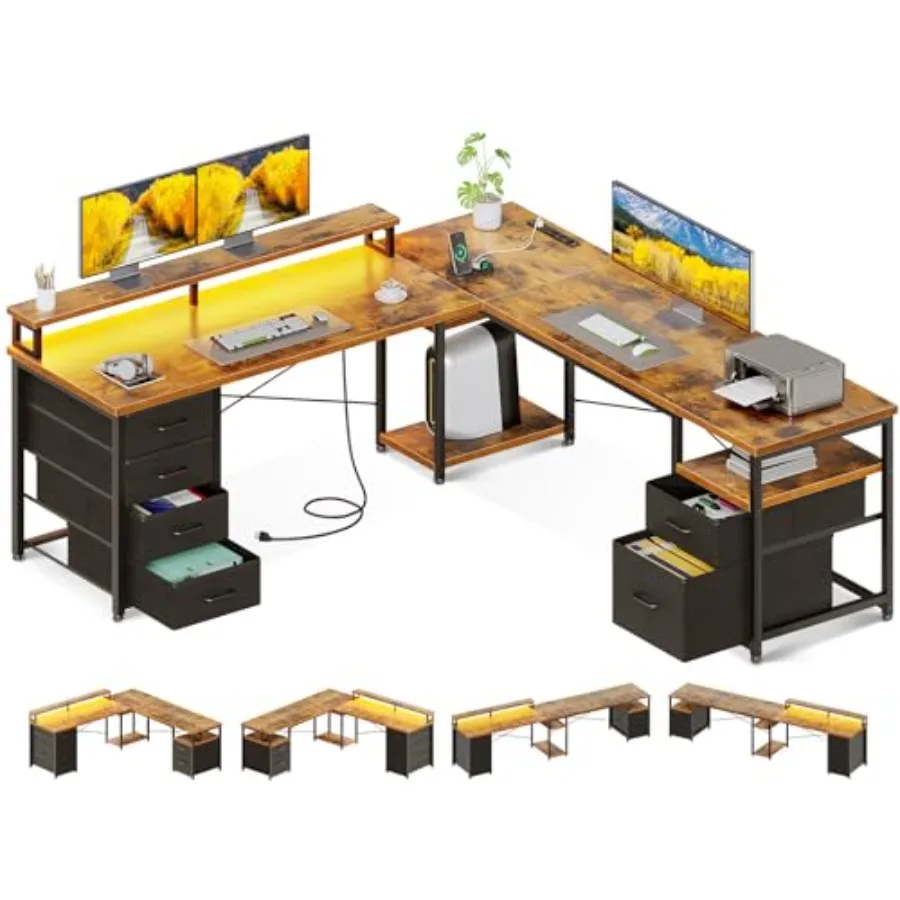 66 L Shaped Compute…