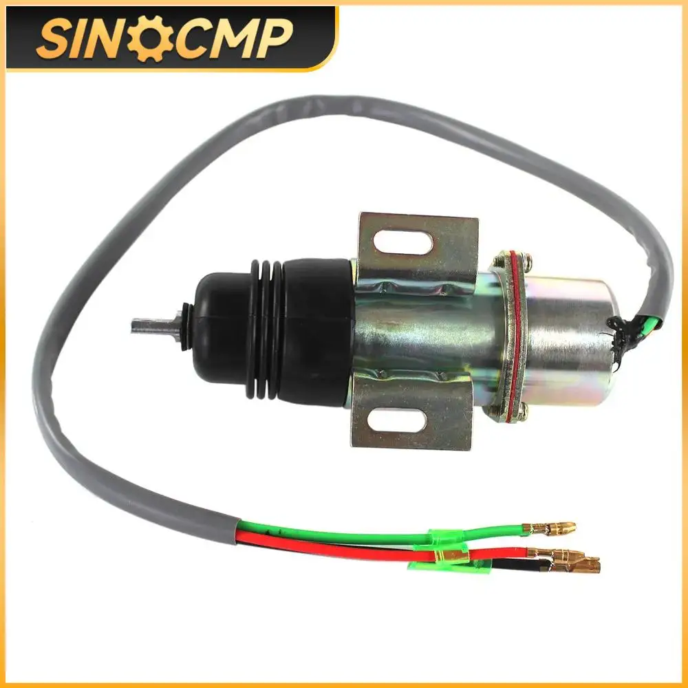 1PC Flameout Solenoid Valve MV2-17A 24V 1819100520 For 4JG1 4JG2 6BG1 6BB1 FD115-6 FORK LIFT TRUCKS