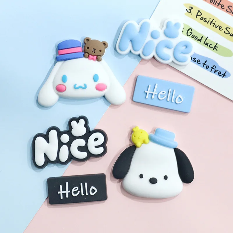 Sanrio Kuromi Melody cartoon diy mobile phone case patch headwear Guka material accessories animation doll wholesale girls gifts