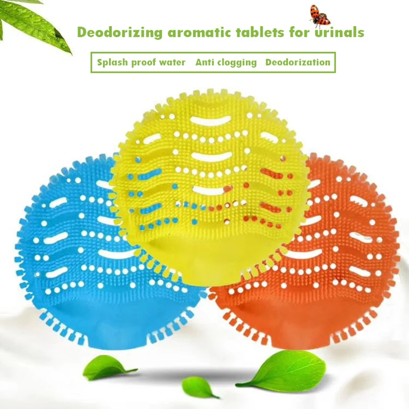 【Bucket Pad Urinal Screen Washroom Odor Eliminator Sanitary Smell Remover Restroom Deodorizer Toilet Fragrance】
