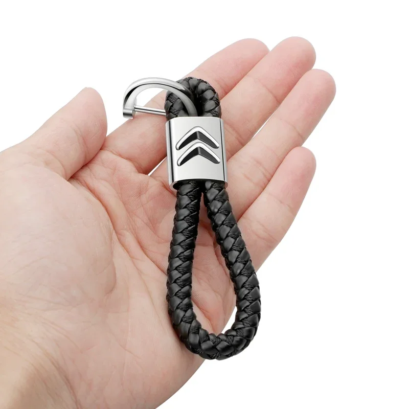 Car Sticker Citroen Emblem Key Ring Car Badge Keychain Custom Logo Gift Accessories For C1 C2 C3 C4 VTS C-ELYSEE C3-XR Grand Pic - view 4