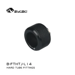 BYKSKI OD14mm Hard Tube Fitting Hand Compression Fitting G1/4'' Computer Accesspries Fitting use for acrylic tube