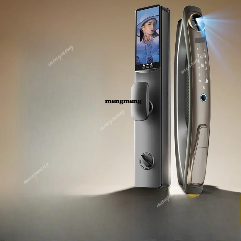 Automatic 3D facial recognition smart lock Household anti-theft door password lock Video intercom electronic fingerprint lock
