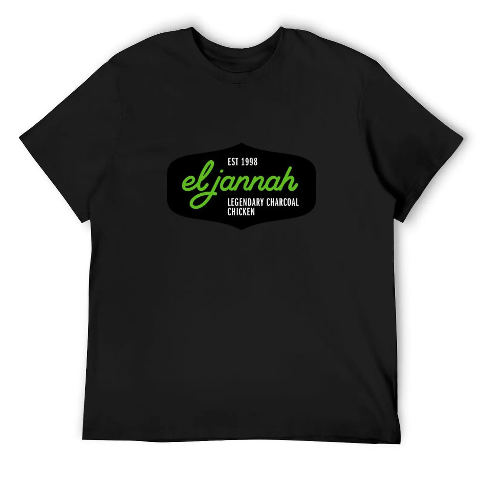 

El Jannah Charcoal Chicken Logo T-Shirt summer 2025 Louboutins cute tops mens tall t shirts