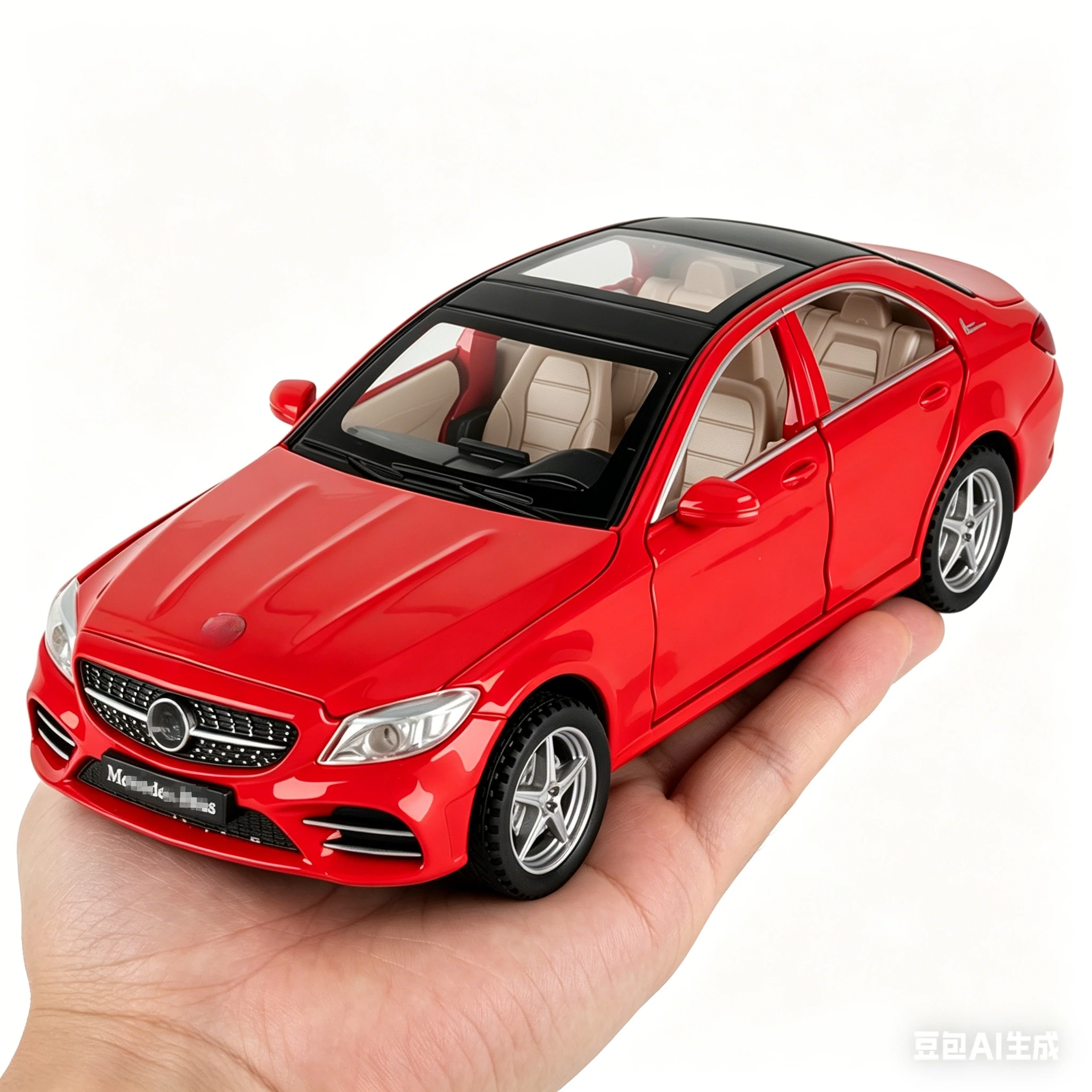 

1:32 Scale C260L Alloy Diecast Model Toys Cars Sound Light Pull Back Metal car for Boy Gifts