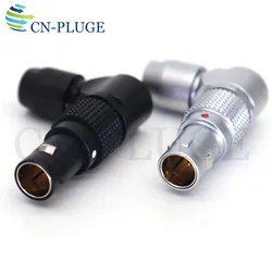 FSG 0B Connector 2 3 4 5 6 7 9-pin Adjustable Right Angle Plug. Push Pull Self-Locking Plug