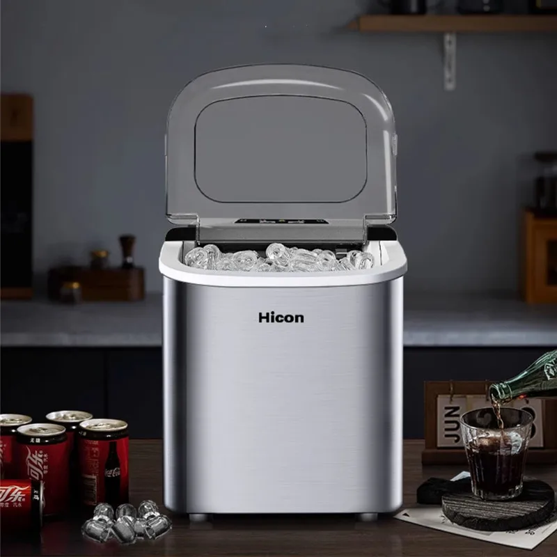 New Clear Business Ice Coffee Maker Commercial Automatic Cleaning Ice Maker Machine