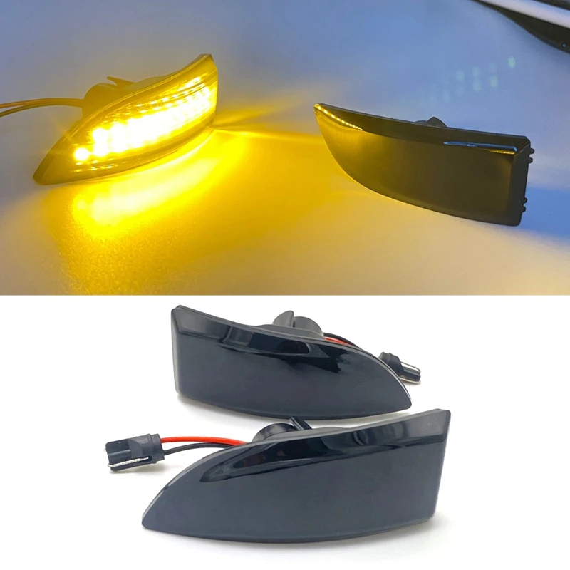 LED Side Mirror Light Turn Signal Light Indicator For Renault Megane MK3 Safrane Fluence Grand Scenic III