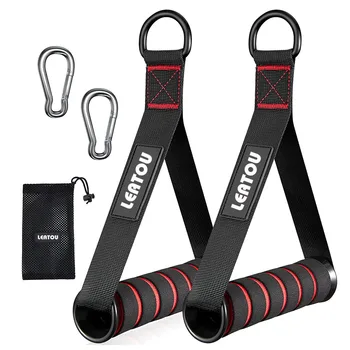 Manijas de gimnasio de Metal con anillo en D, mango de máquina de Cable resistente para entrenamiento con gancho para bandas de resistencia para el hogar, accesorios de Fitness