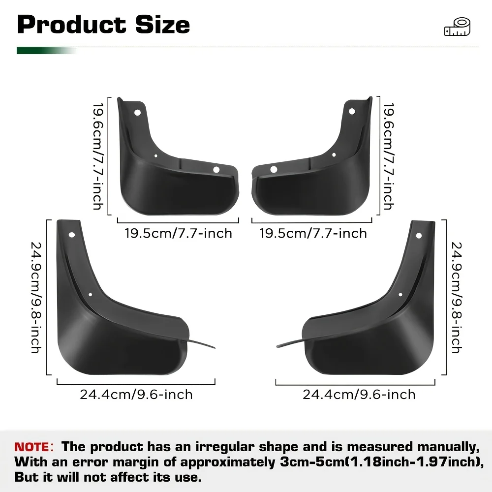 for Suzuki SX4 S-Cross 2014 2015 2016 2017 2018 2019 Fender Mudguard 4pcs/set Guard Splash Flap Mudguards Car Accessories