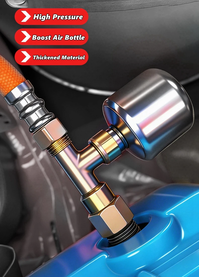 Removable Sprayer Pressure Cylinder Full Copper High Pressure Electric Sprayer Air Tank Corrosion-Resistant Booster Pressure