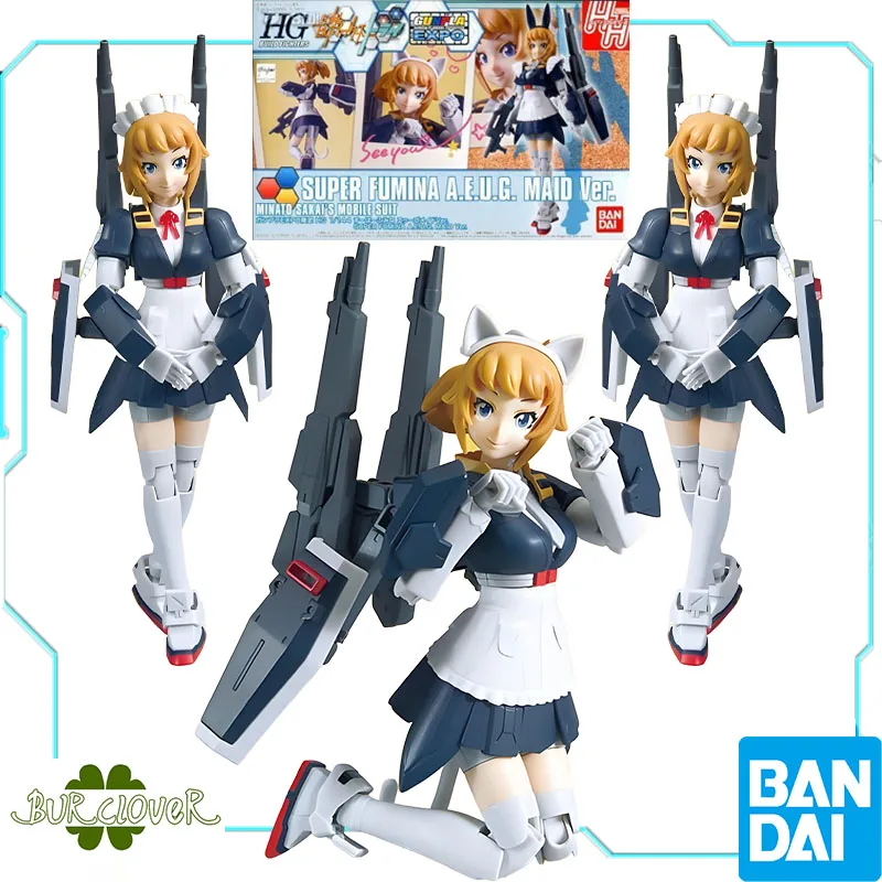 

Bandai Genuine GUNDAM HGBF SUPER FUMINA A.E.U.G MAID Ver. Anime Action Figure Assembly Model Toys Model Gifts For Children