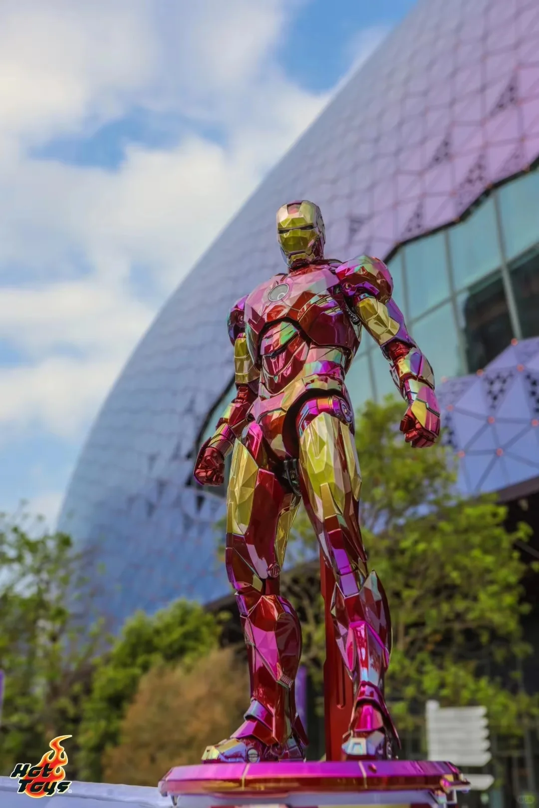 

In Stock HT Hottoys Alloy Iron Man MK4 Colorful Geometric Edition 1/6 Action Figure MMS792D70 12inch Full Set Model Toys Gifts