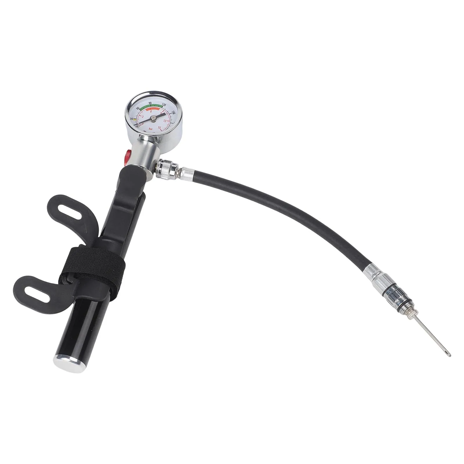 

Aluminum Alloy Bicycle Pump Inflator Mini Size for Quick Tire Inflation and Compatible with Various Sporting Equipment