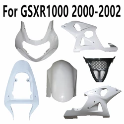 Motorcycle Components Pack left right Injection Cowling For GSXR1000 GSX GSXR 1000 2001 2002 K1 Unpainted Fairing Bodywork