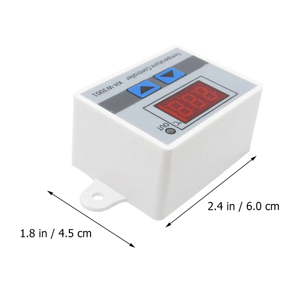 

220 V Programmable Thermostat Digital Control Microcomputer White Floor