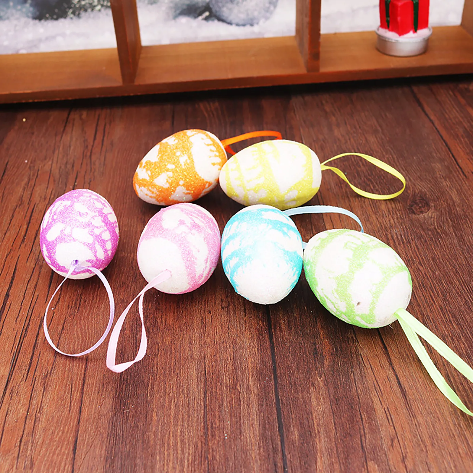 

Furnishing Decorations Party Holiday Pendants Home Easter Easter Foam Decoration Hangs Craft Chains for Hanging