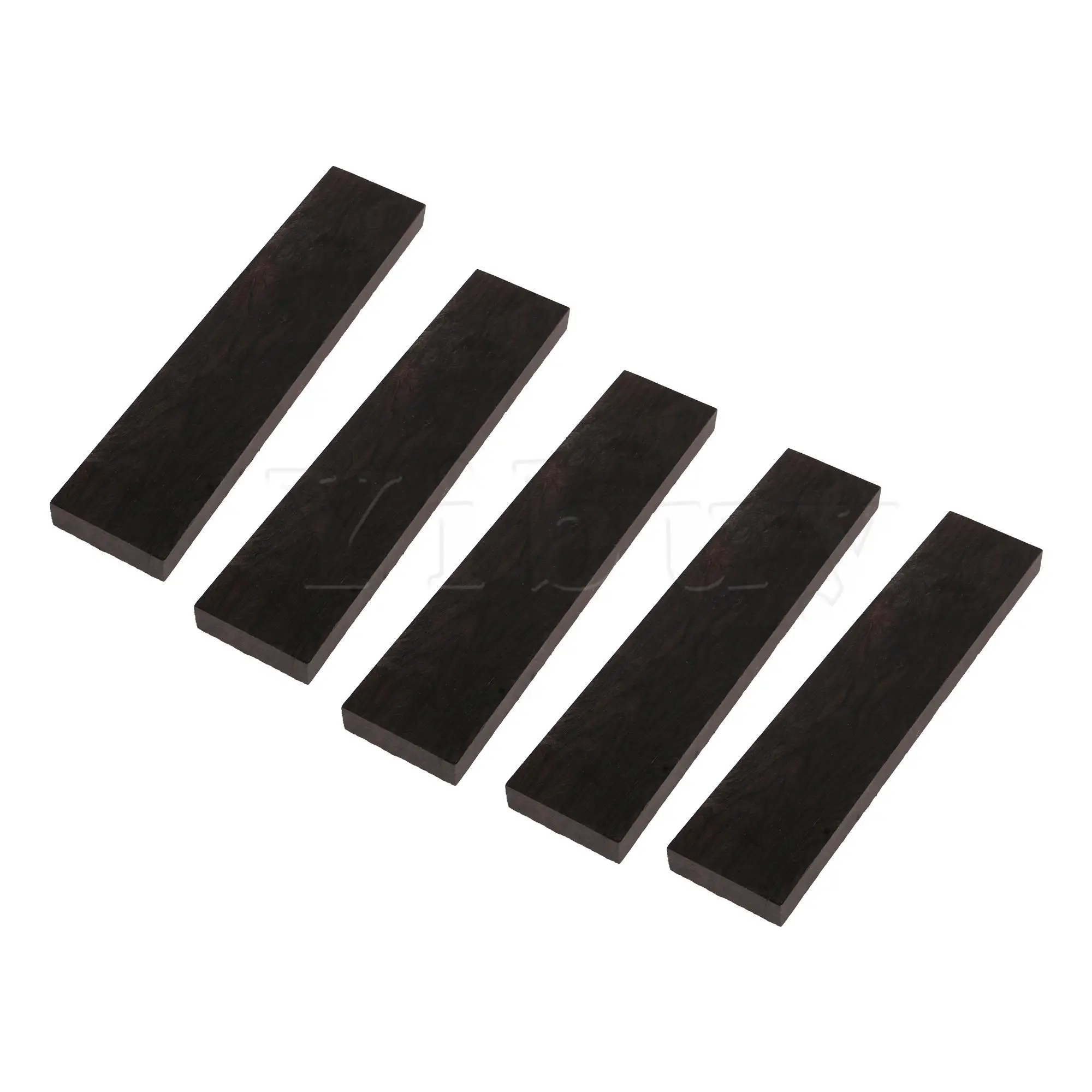 

5Pcs Black Ebony Fiddle Finger Boards 200x45x12.5mm Replacement Parts