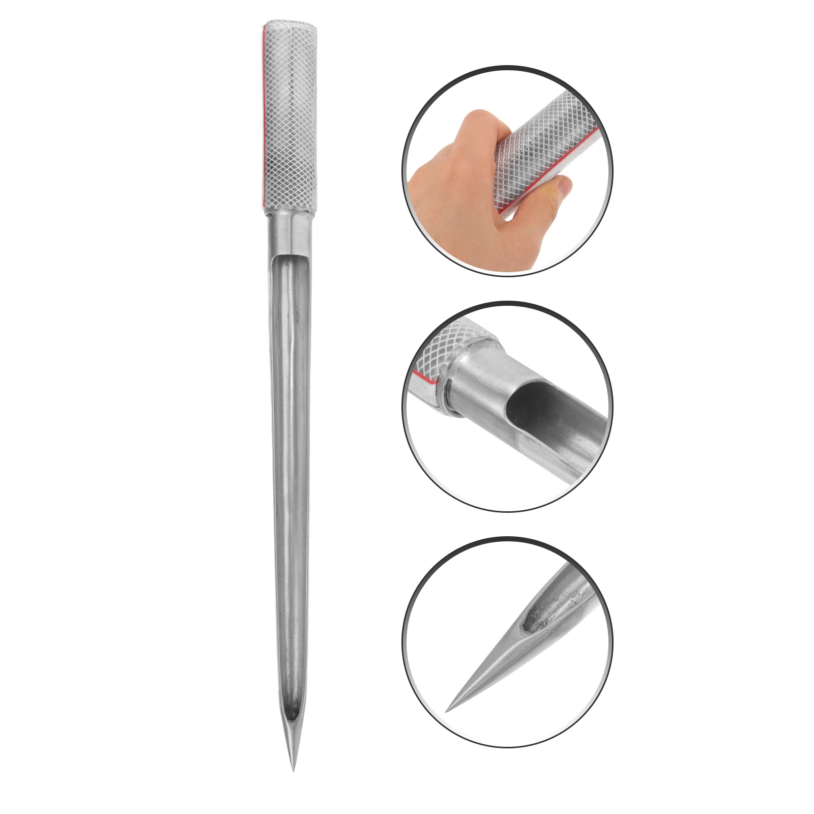 Stainless Steel Grain Sampler for Farming Portable Soil Test Probe Wheat PVC Practical Tool Gardening Parts