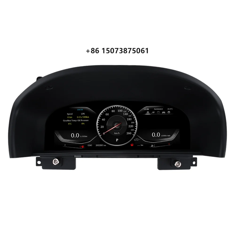 Digital Instrument Cluster for  Land Cruiser LC100 LX470 2002-2007 Linux Virtual SpeedOmeter