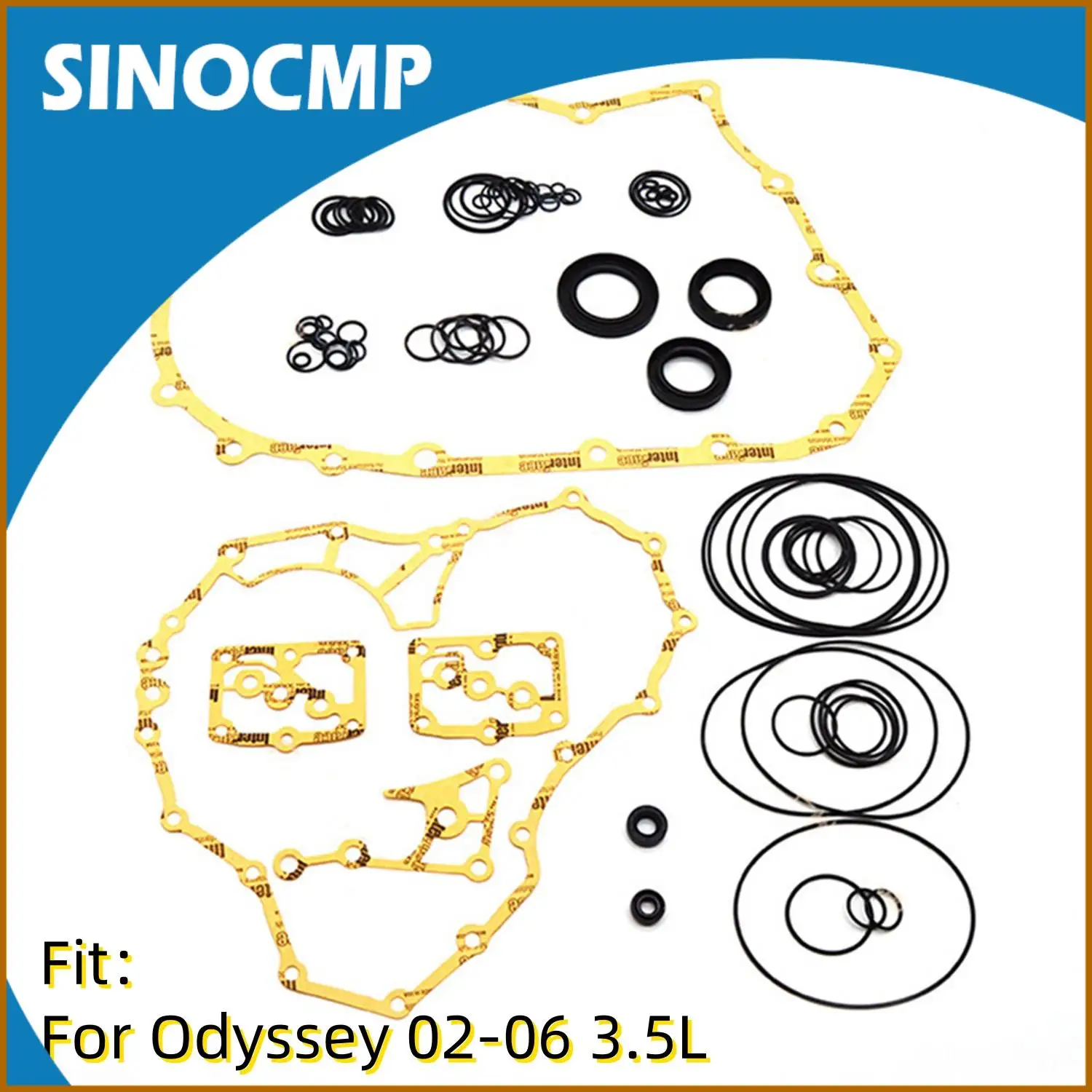 

Комплект прокладок для капитального ремонта коробки передач BYBA BGRA для Honda 3.5L Accord Acura 02-06 Odyssey, высокая термостойкость, антидеформирующийся