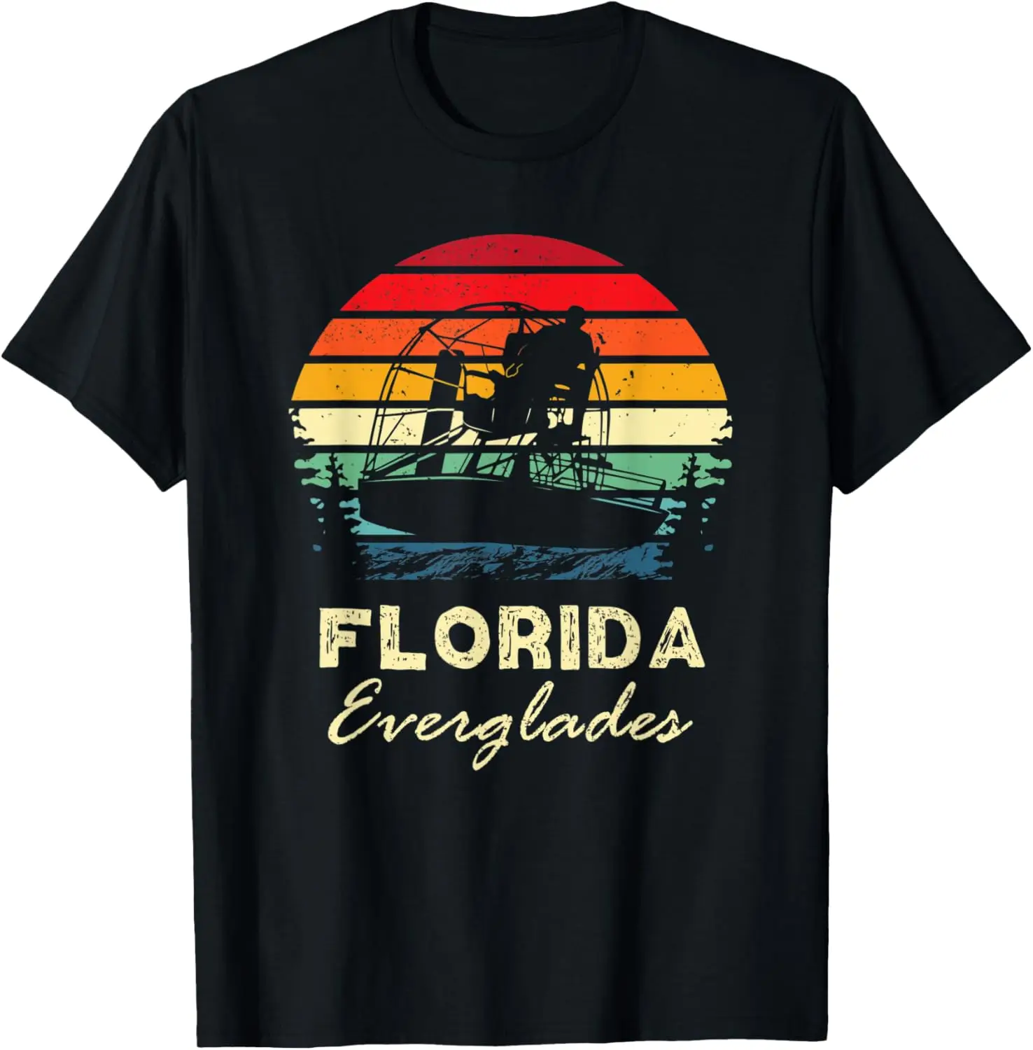 

Florida Everglades National Park Airboat Swamp Fan Air Boat T-Shirt