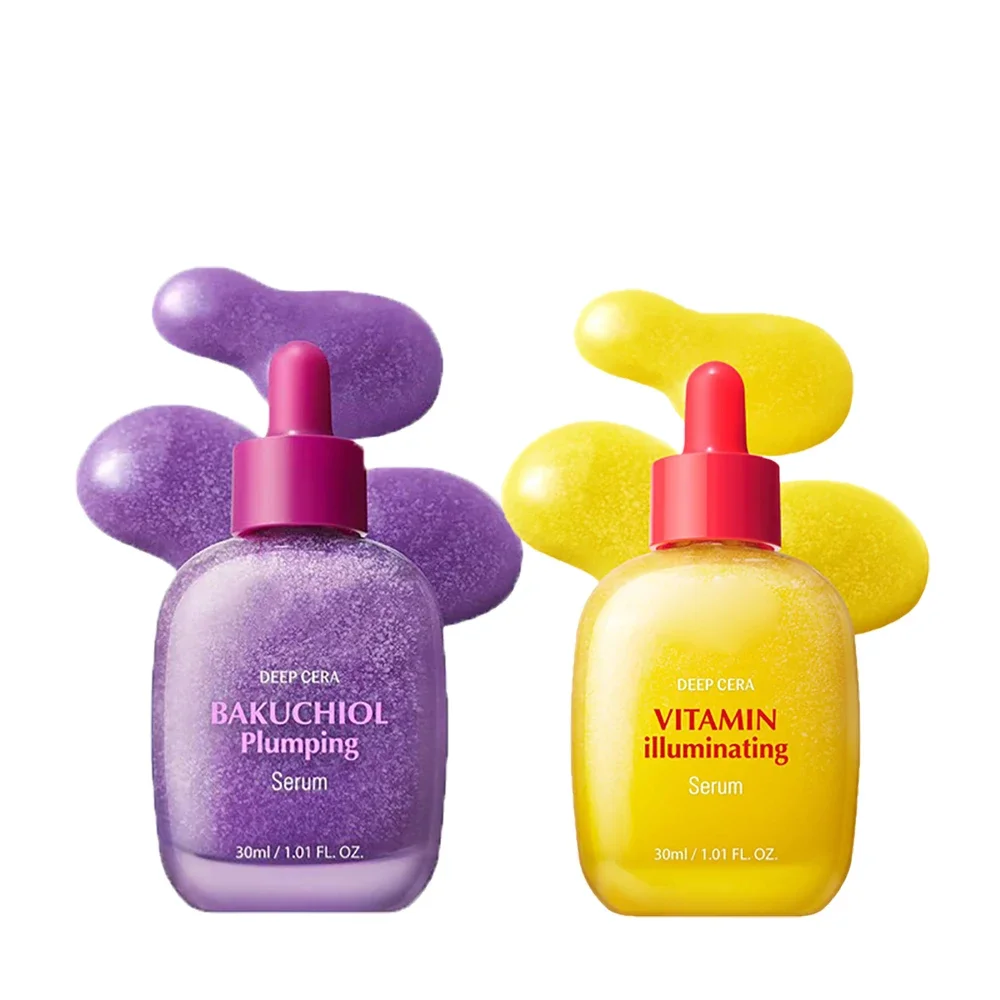 سيروم تبييض فيتامين، سيروم النياسيناميد فيتامين C، سيروم باكوشيول الممتلئ، تقليص المسام، يقلل التجاعيد ورفع البشرة 30 مل #1