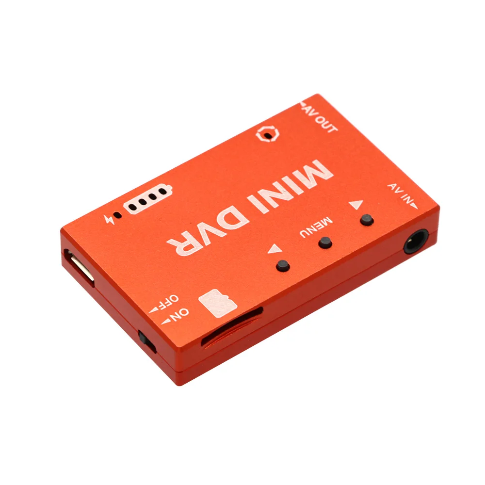 FPV مسجل صغير FPV DVR وحدة NTSC/PAL للتحويل المدمج في بطارية فيديو الصوت مسجل FPV ل RC نموذج سباق طائرة بدون طيار FPV