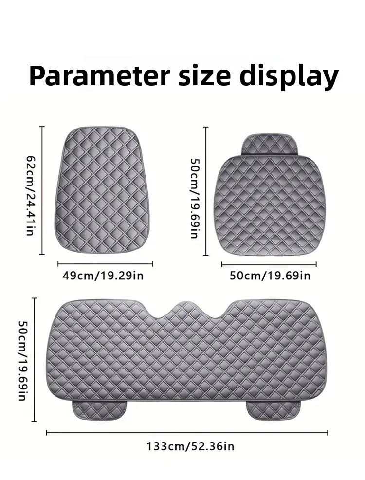 

Универсальный чехол на автомобильное сиденье, четырехсезонный автомобильный льняной дышащий чехол на сиденья для автомобильных сидений, защитный чехол, автомобильные аксессуары