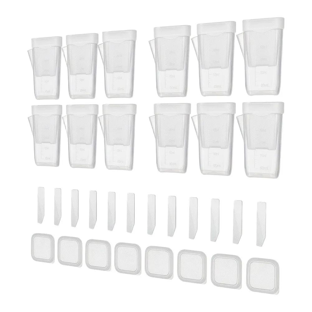 12 Piece Square Self Watering Flower Pots Designed for For succulent Care with Dry Wet Separation and Side Refill Function