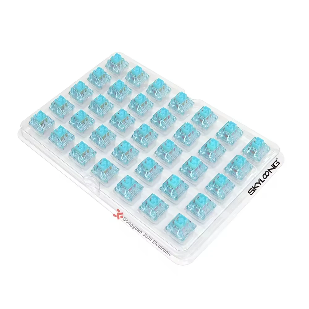 

SKYLOONG Switch Glacier Silent Cucl2 Mechanical Switch 35Pcs/Set Keyboard Accessories 3pin/5pin Mechanical Switch