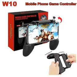 W10 Universal Mobile Phone L1R1 Gamepad Joysticks Controller for IOS Android PUBG Aim Shooting Game Handle Gaming Accessories