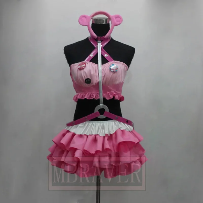 SUPER SONICO GRG Racing Queen Genus Gloomy Bear Cosplay Costume BS6779