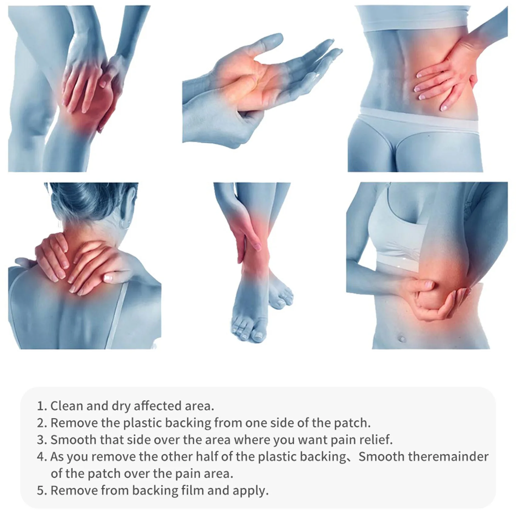 Parches de jengibre a base de hierbas para aliviar el dolor y mejorar el sueño, apósitos para mejorar la circulación sanguínea, 100 piezas
