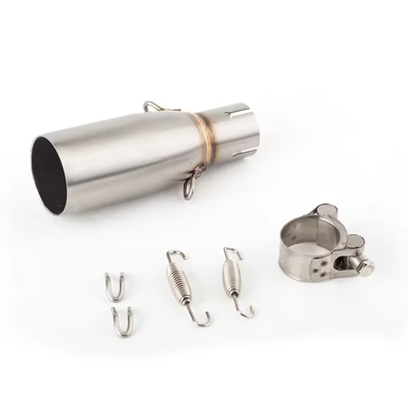 Hot Selling-Exhuast For Piaggio BEVERLY 125 300 MP3 125 250 300 Motorcycle Slip-On Exhaust Middle Pipe Muffler BEVERLY 125 300,E