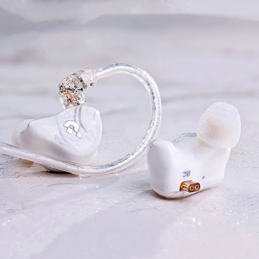 Coony โทรศัพท์ CN1 RES อินเอียร์แบบมีสายอินเอียร์เปลี่ยนได้เกรด HiFi คุณภาพเสียงสูงหูฟังตรวจสอบ typec