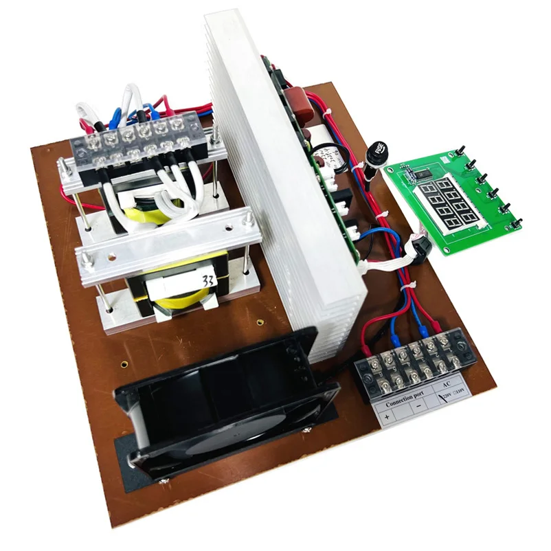 600 واط 28 كيلو هرتز إلى 40 كيلو هرتز تردد قابل للتعديل مولدات بالموجات فوق الصوتية أطقم لآلة تنظيف أدوات المائدة لغسالة الصحون التجارية